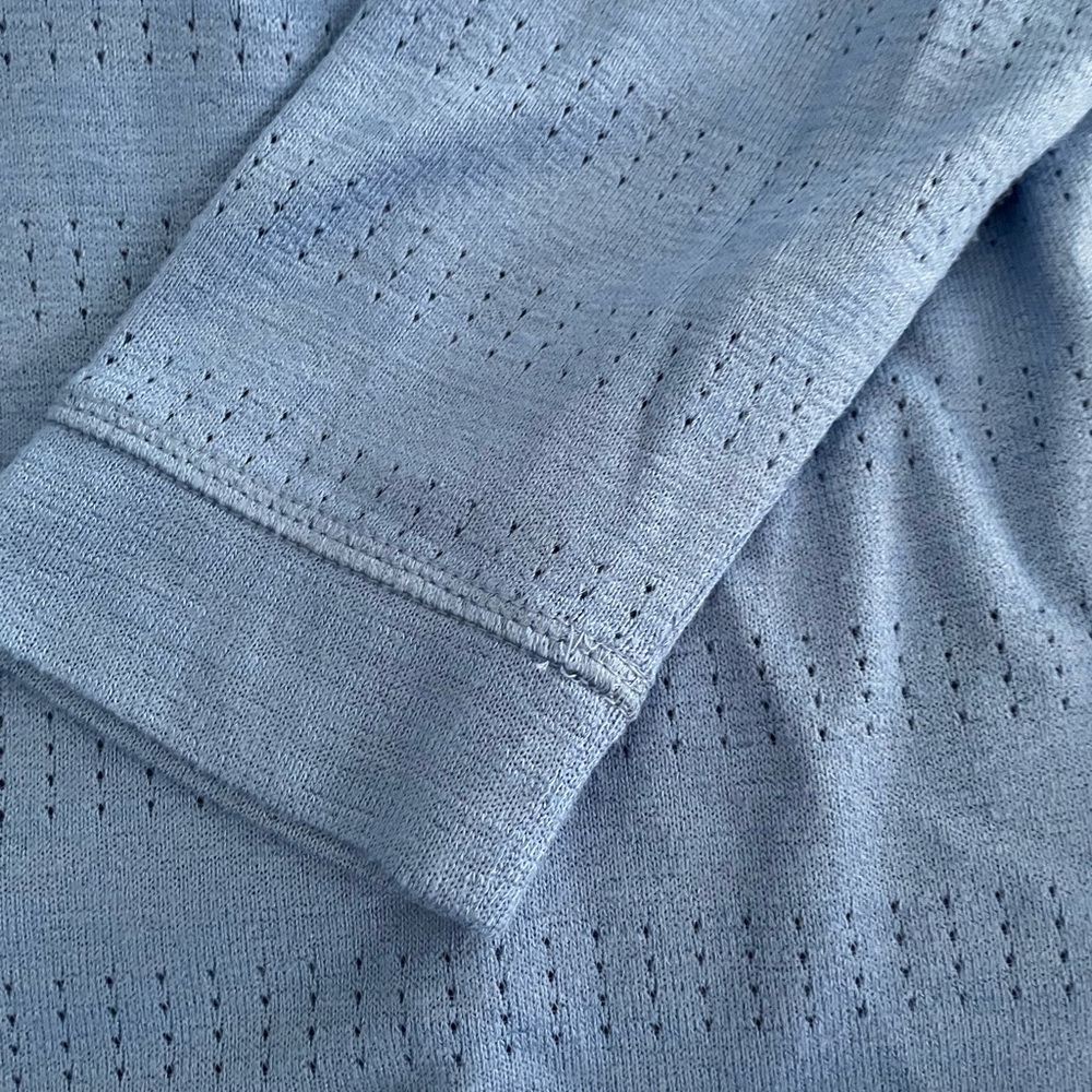 T By Talbots
NWT Pointelle Stripe Raglan Long-sleeve
Drawstring Top X - Picture 4 of 7
